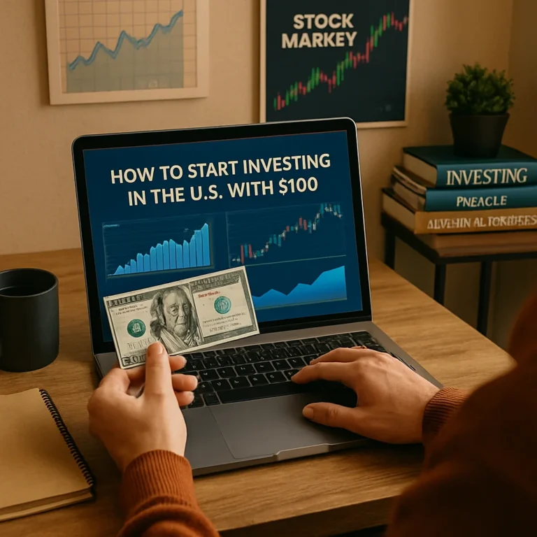 Como Começar a Investir nos EUA com Apenas $100